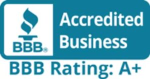 A+ BBB Rated - A Glass Block Vision is proud to display our A+BBB rated logo.